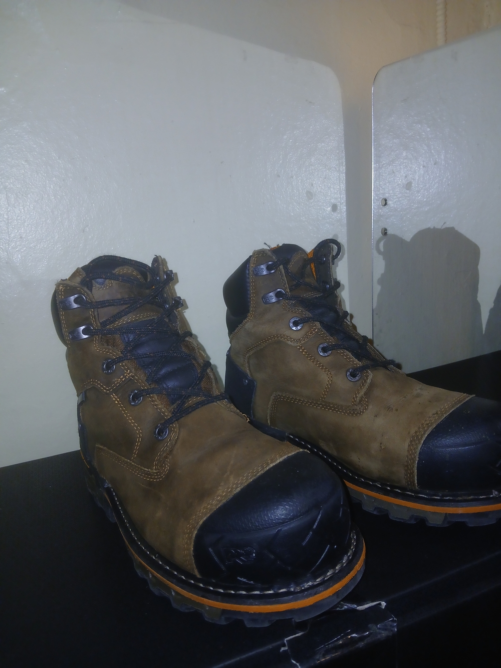 Timberland PRO Brown and Black Work Safety Boots